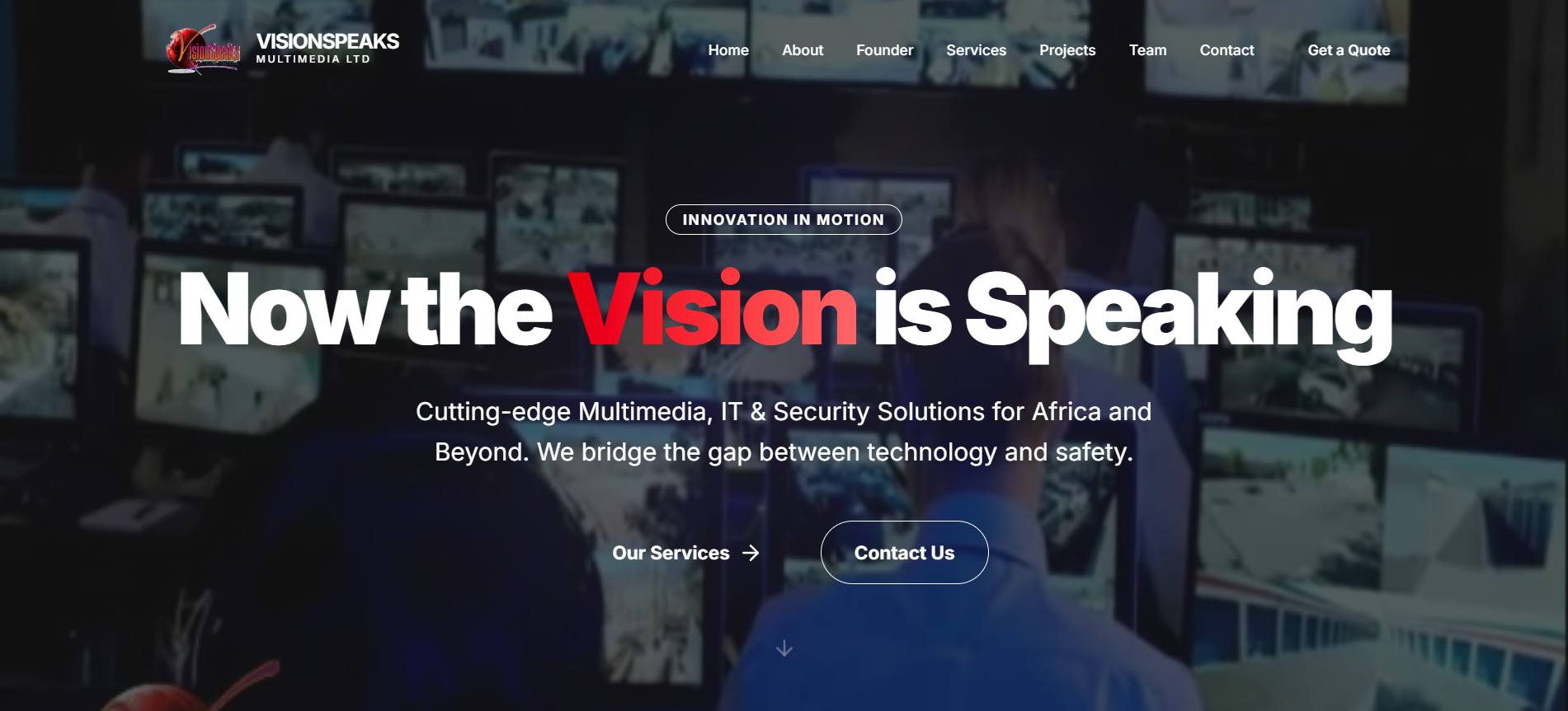 Vision Speaks Banner